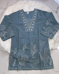 Short Kurti blue